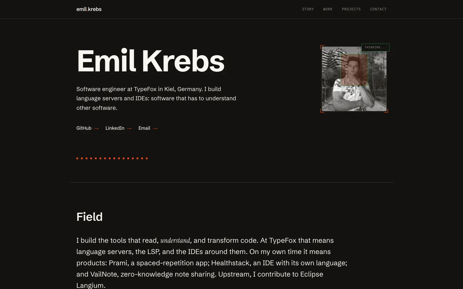 This site screenshot