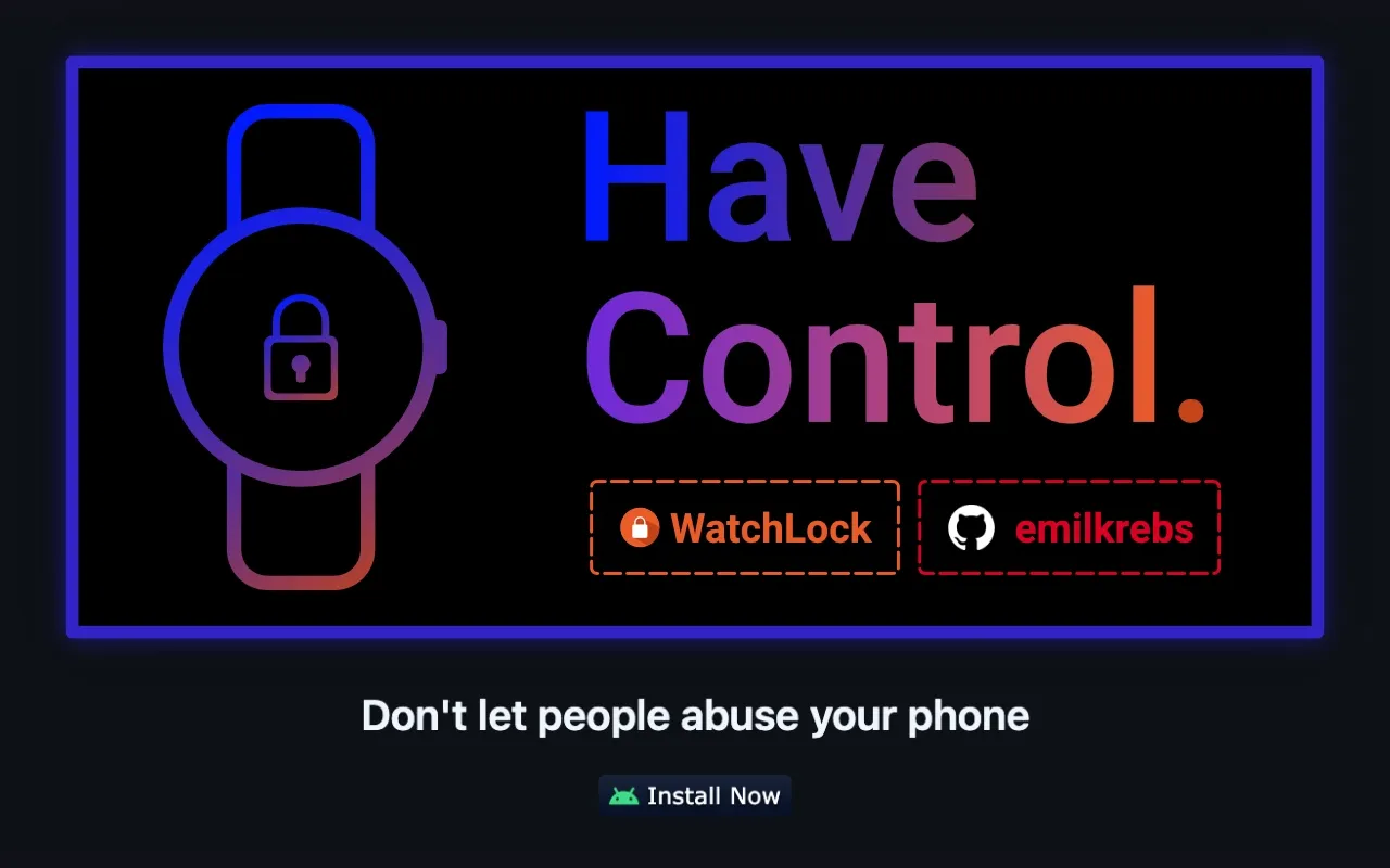 WatchLock screenshot